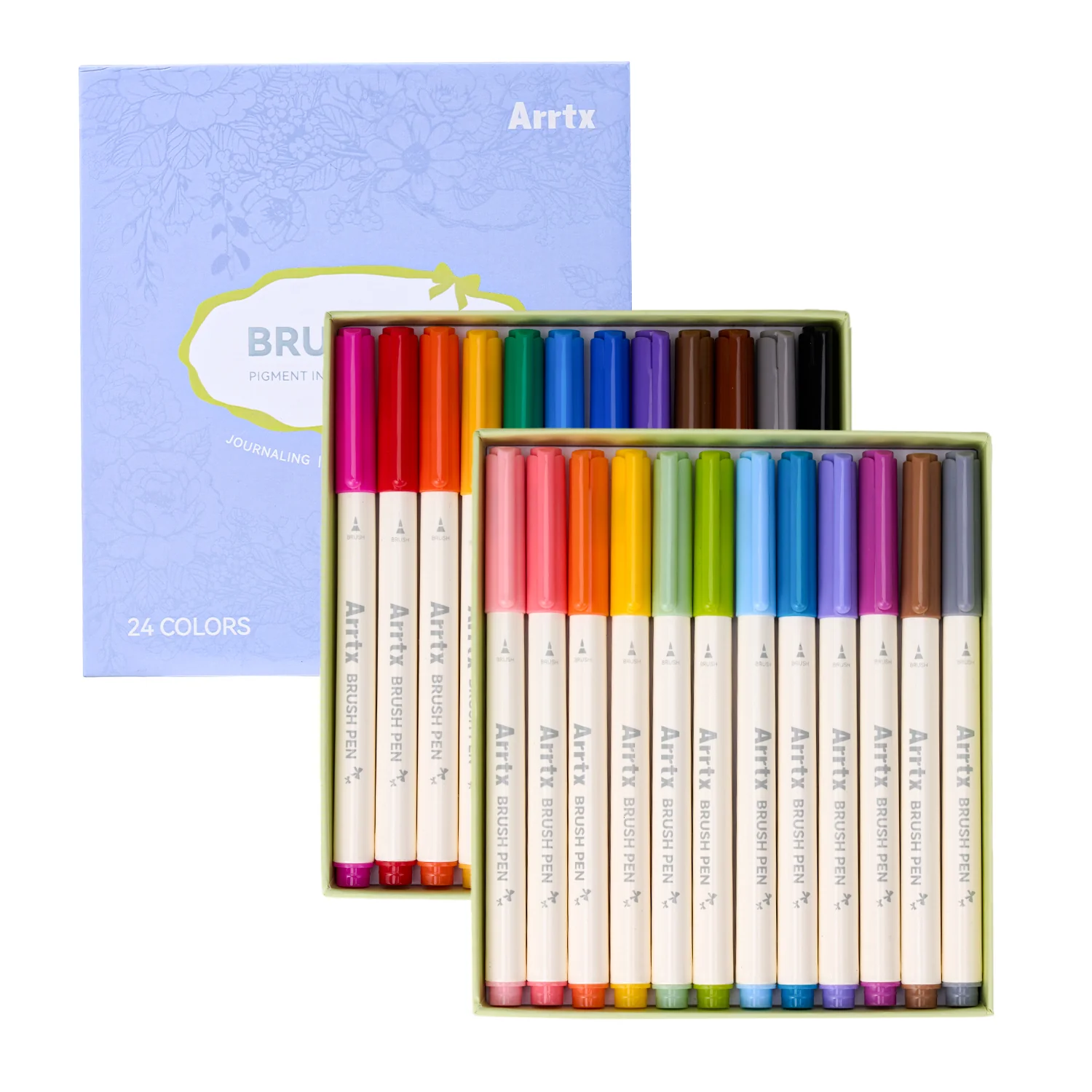 ARRTX 24 Colors Brush Pens Set