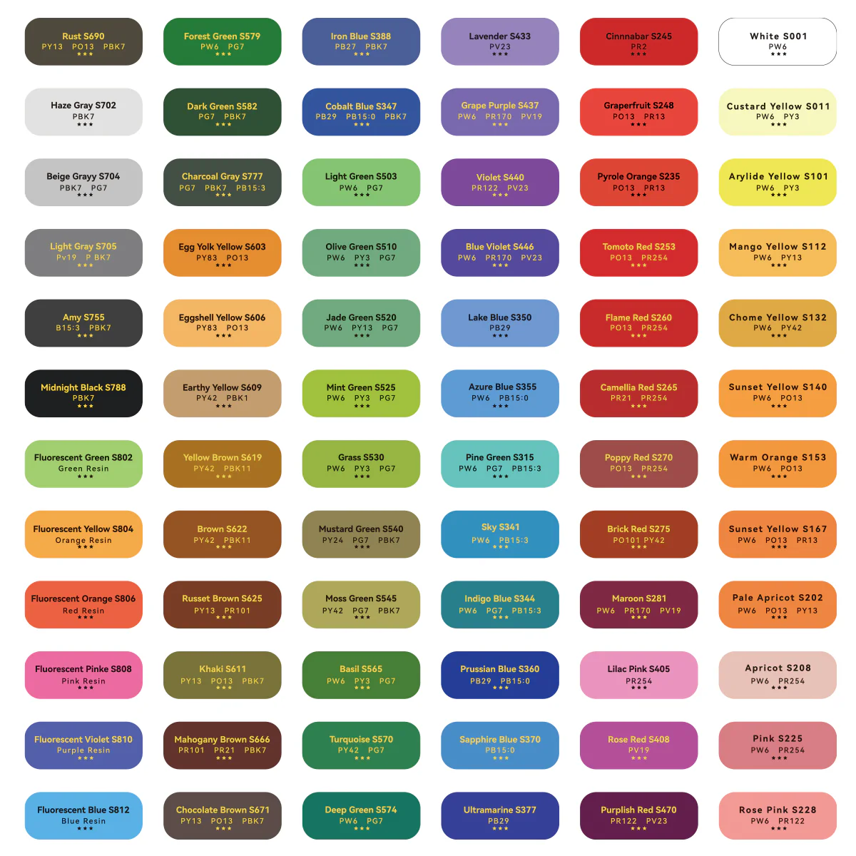 Arrtx 72 Colors Soft Pastels Set High Grade Colors - Image 5