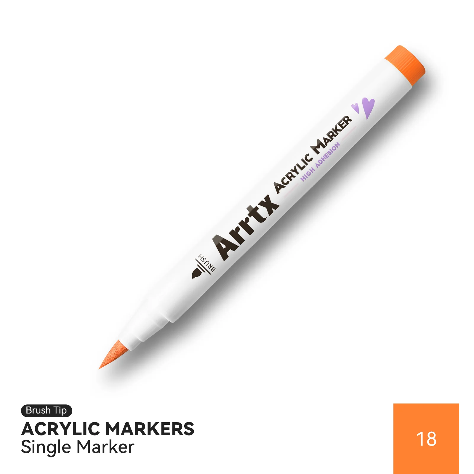 Arrtx Single Color Acrylic Paint Marker 18