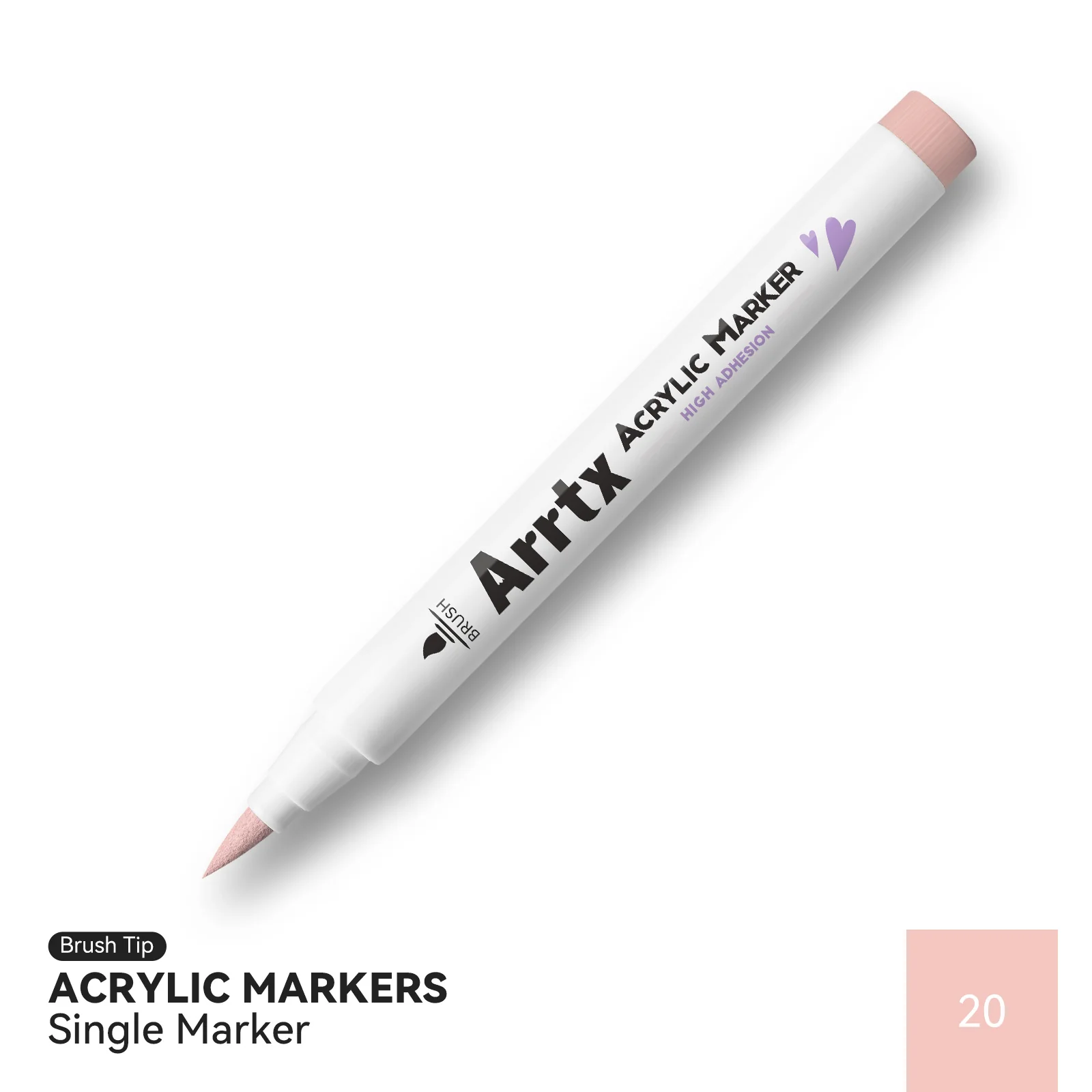 Arrtx Single Color Acrylic Paint Marker 20