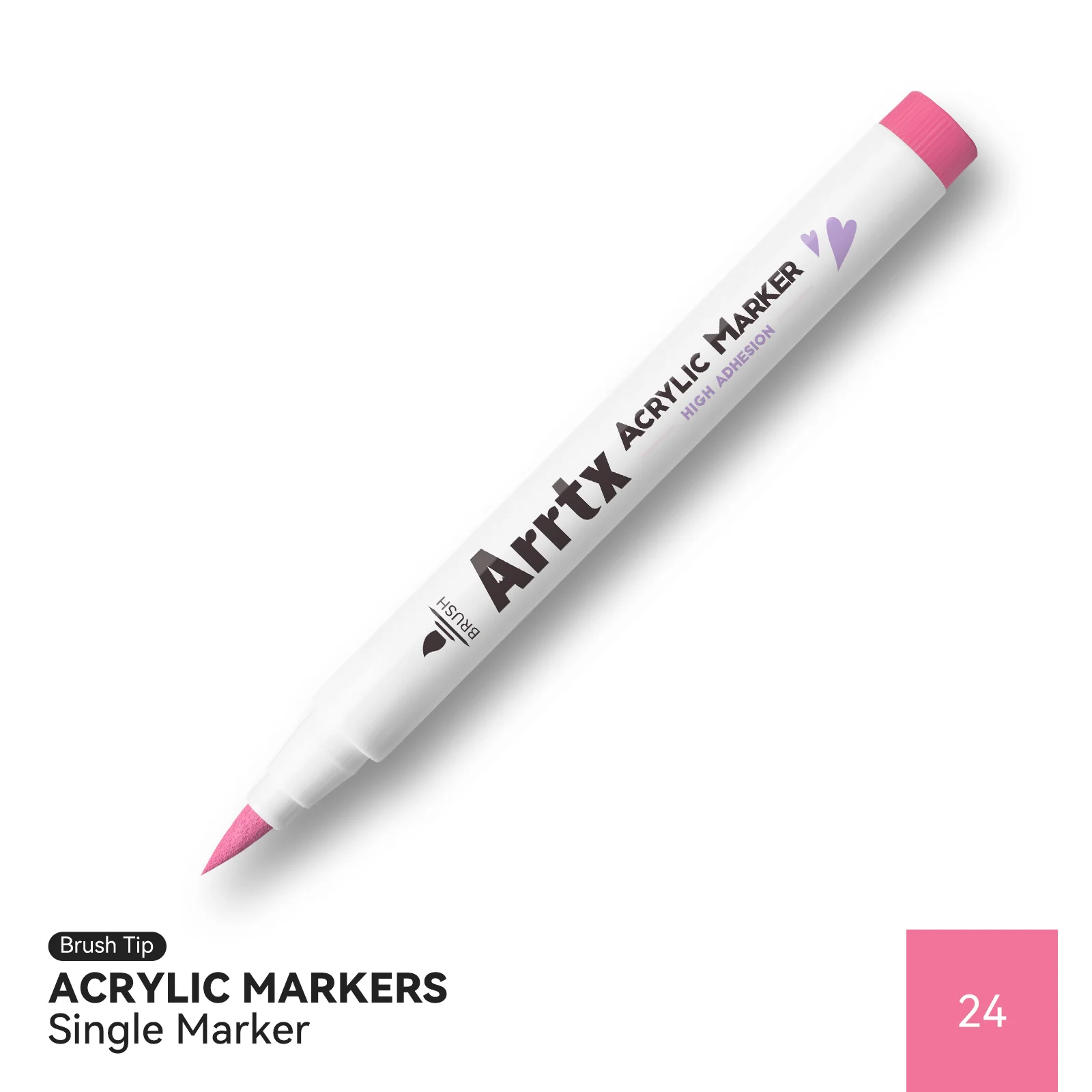 Arrtx Single Color Acrylic Paint Marker 24