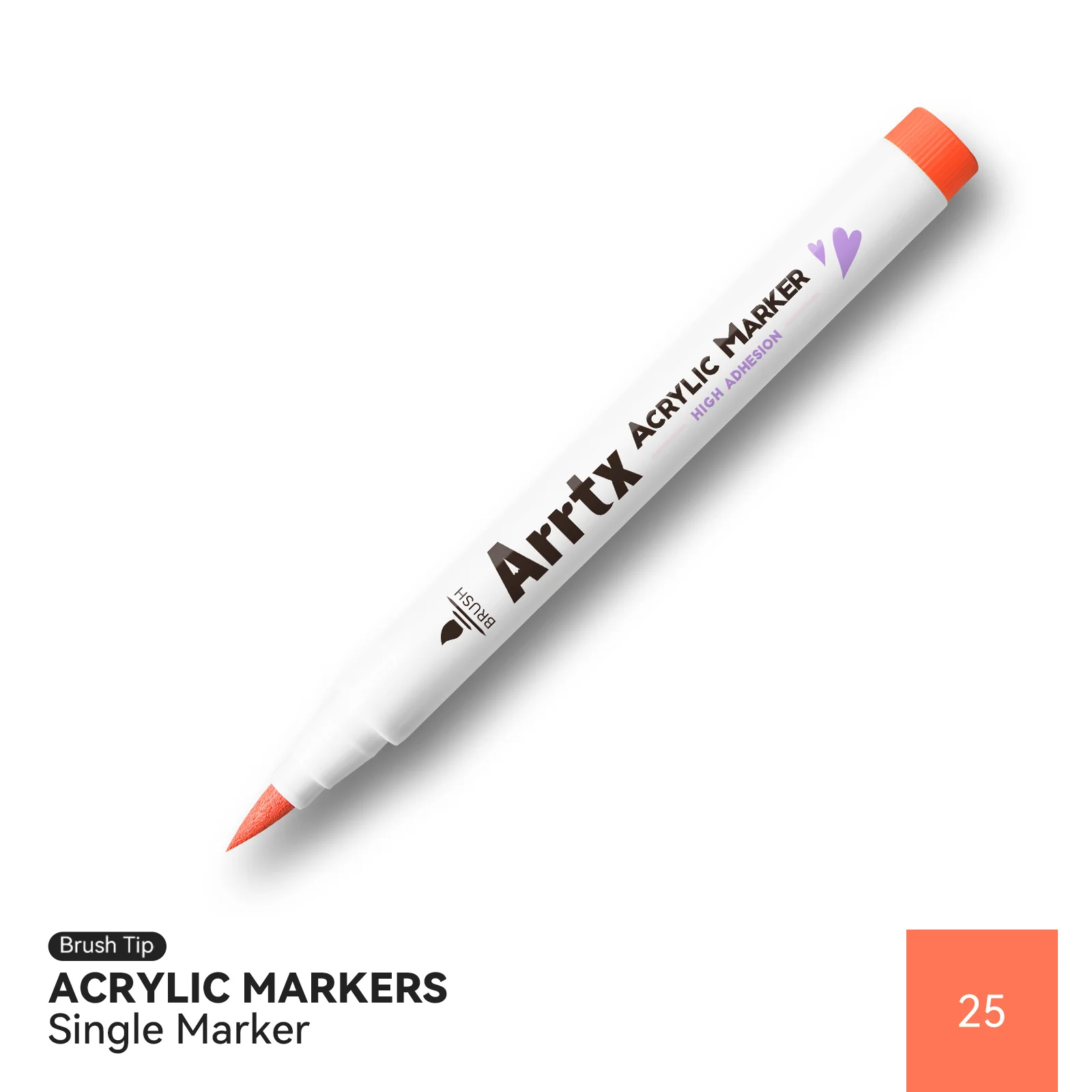 Arrtx Single Color Acrylic Paint Marker 25
