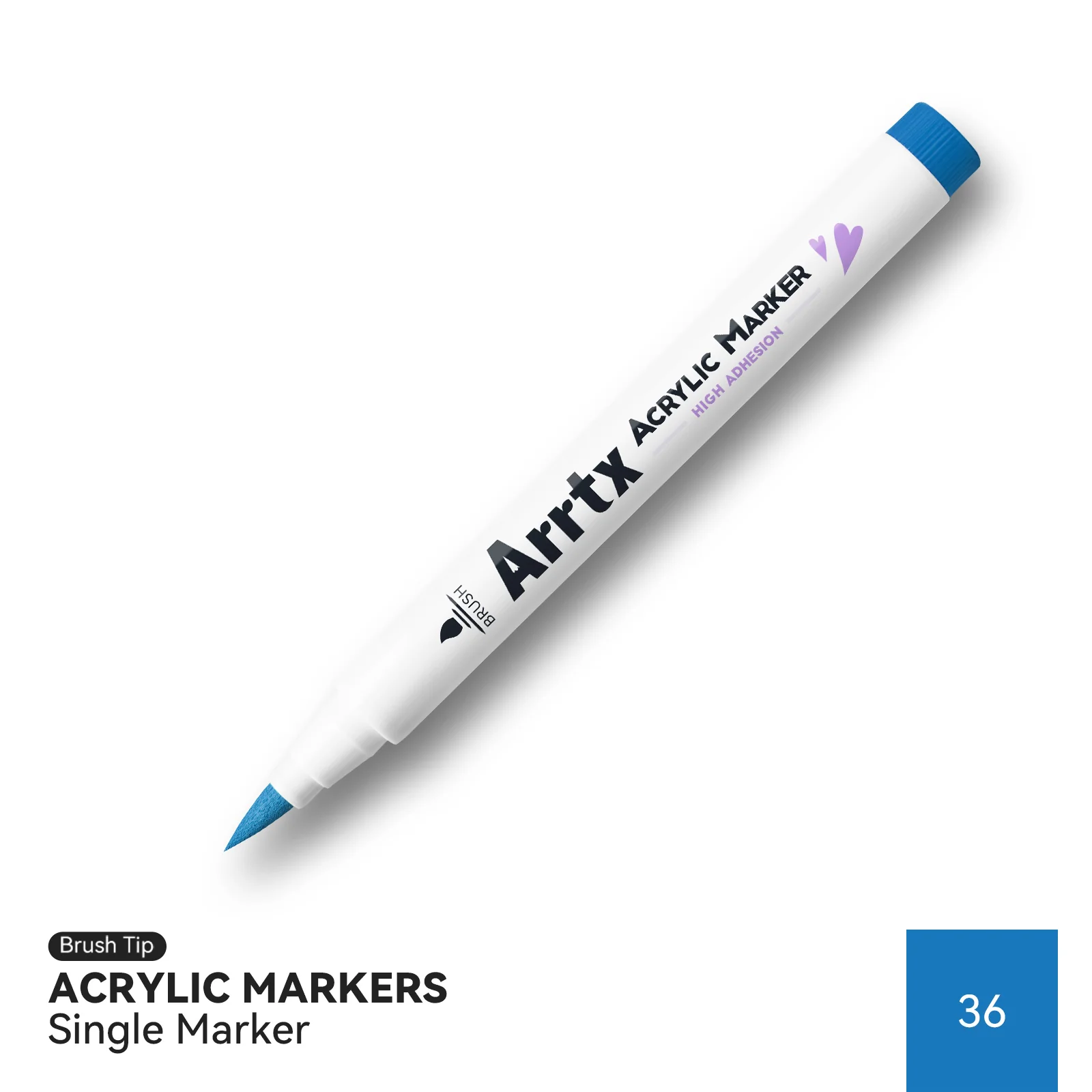 Arrtx Single Color Acrylic Paint Marker 36