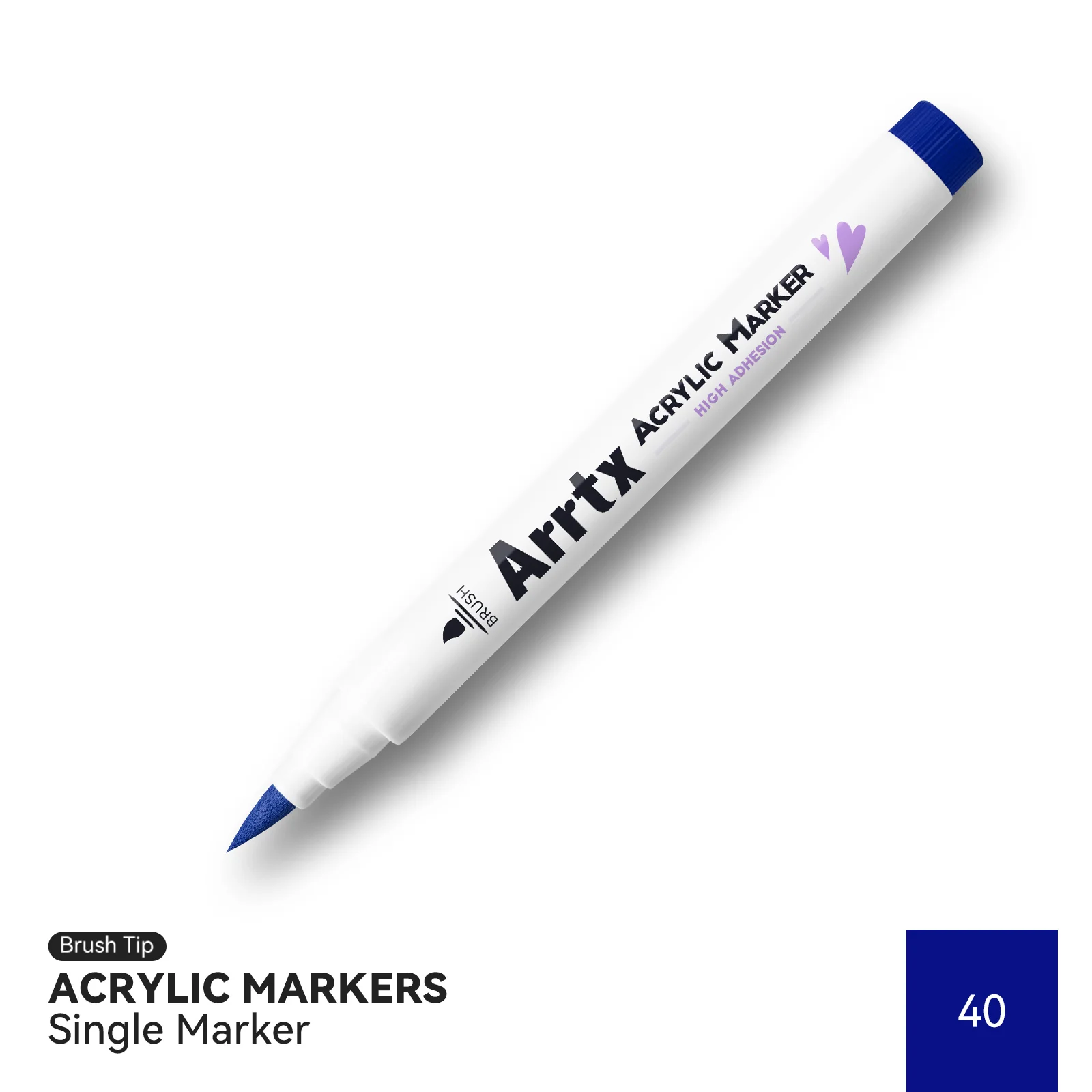 Arrtx Single Color Acrylic Paint Marker 40