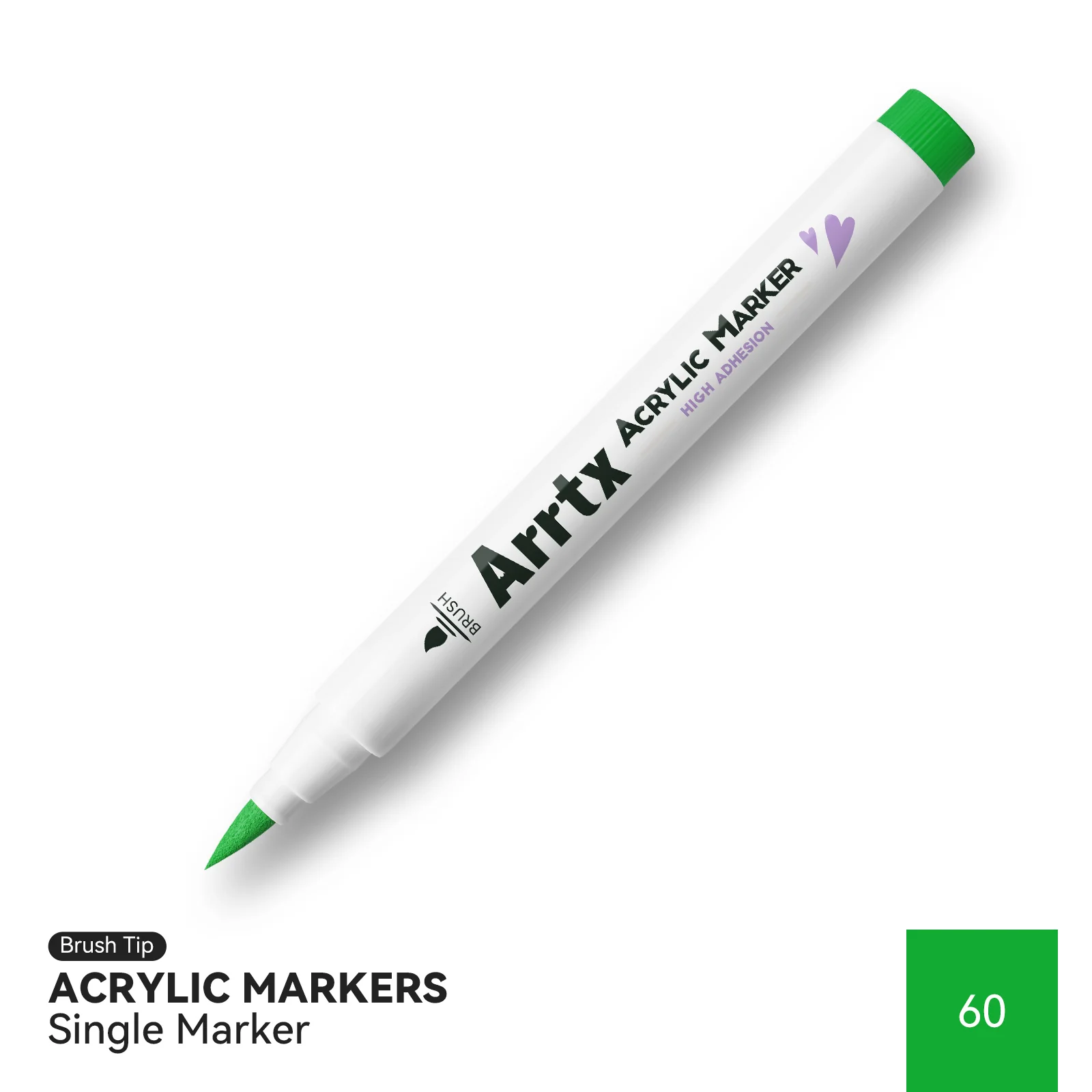 Arrtx Single Color Acrylic Paint Marker 60