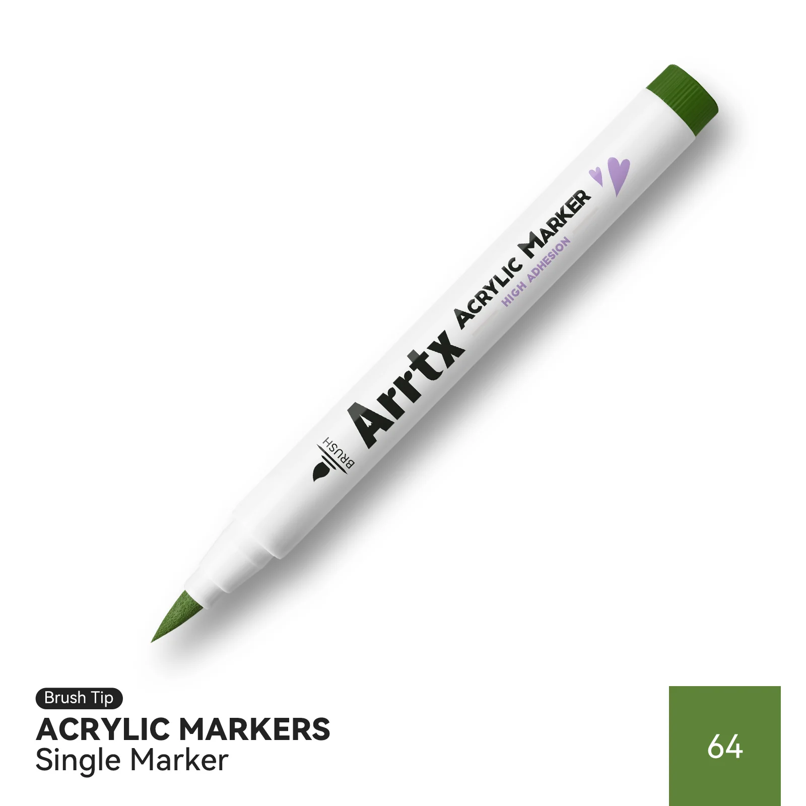 Arrtx Single Color Acrylic Paint Marker 64