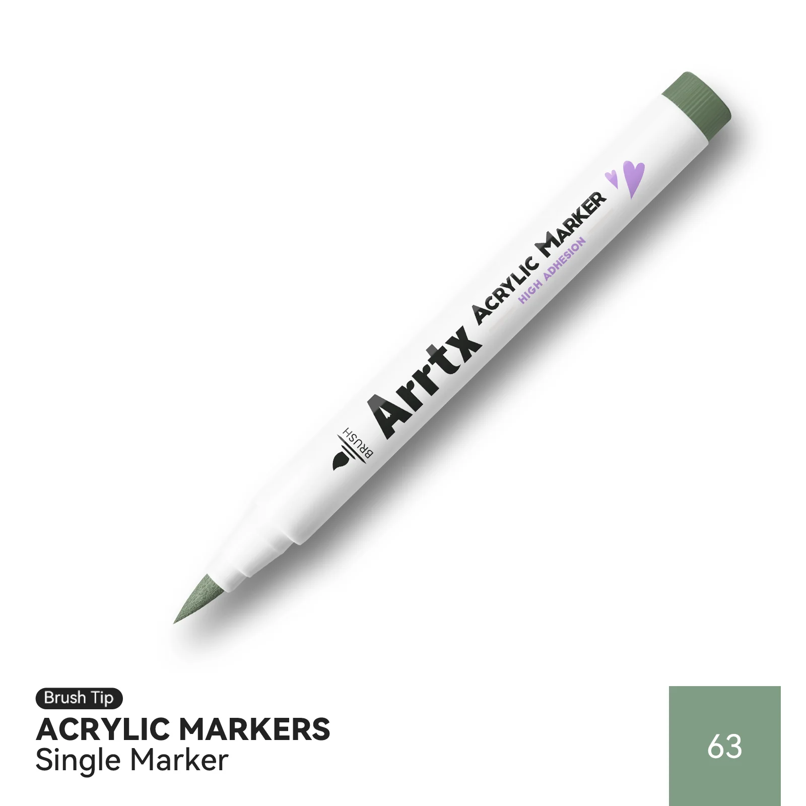 Arrtx Single Color Acrylic Paint Marker 63